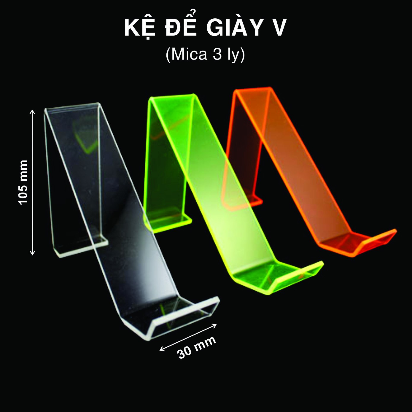 KỆ GIÀY MICA